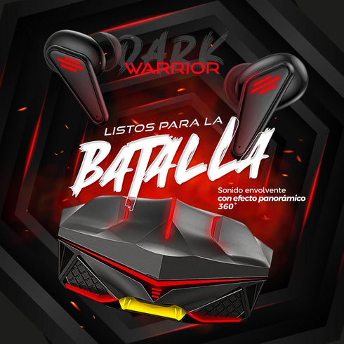 Audífonos Gamer Bluetooth BINDEN Dark Warrior K98 Touch